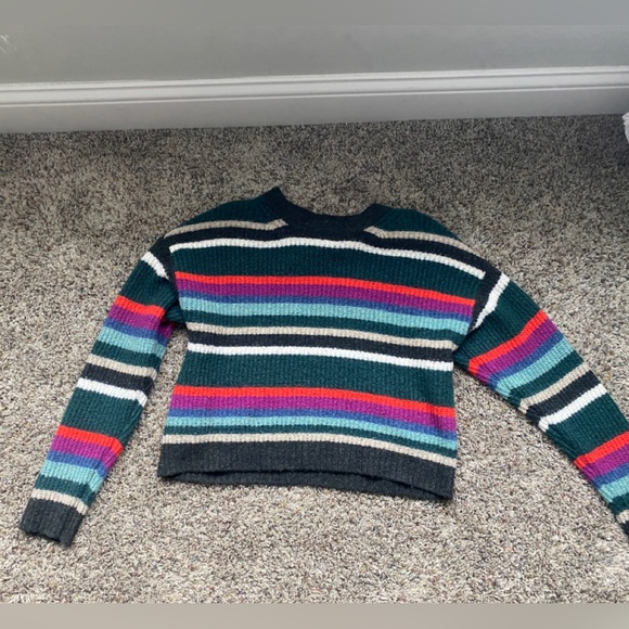 American eagle thick color block sweater - Picture 1 of 2
